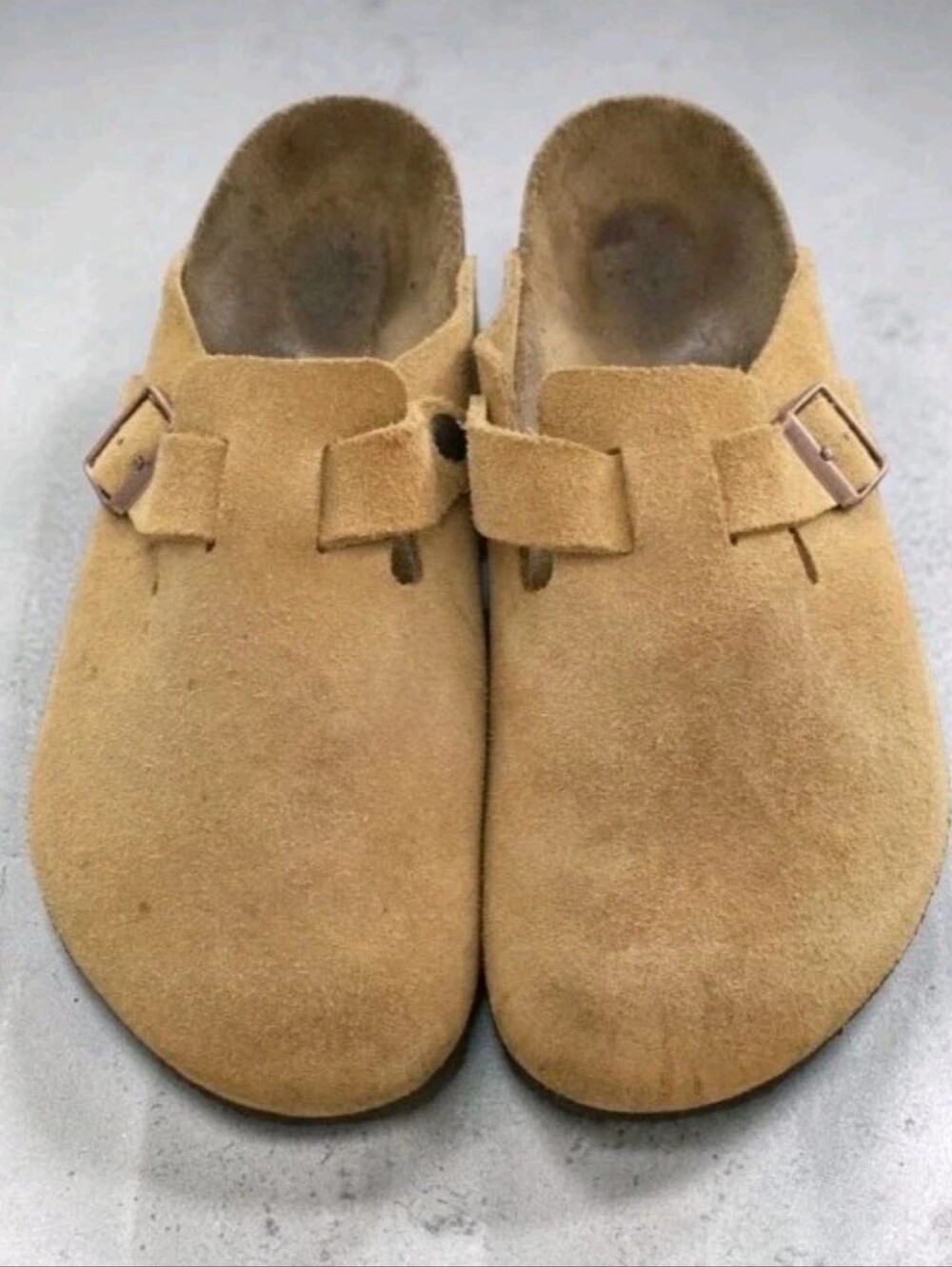 Birkenstock Men's Boston Sand Suede Clogs Comfort Shoes EU 43 US M10 W12